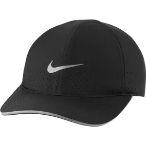 NIKE UNISEX DRI-FIT AEROBILL FEATHERLIGHT PERFORATED DRI-FIT BLACK CAP