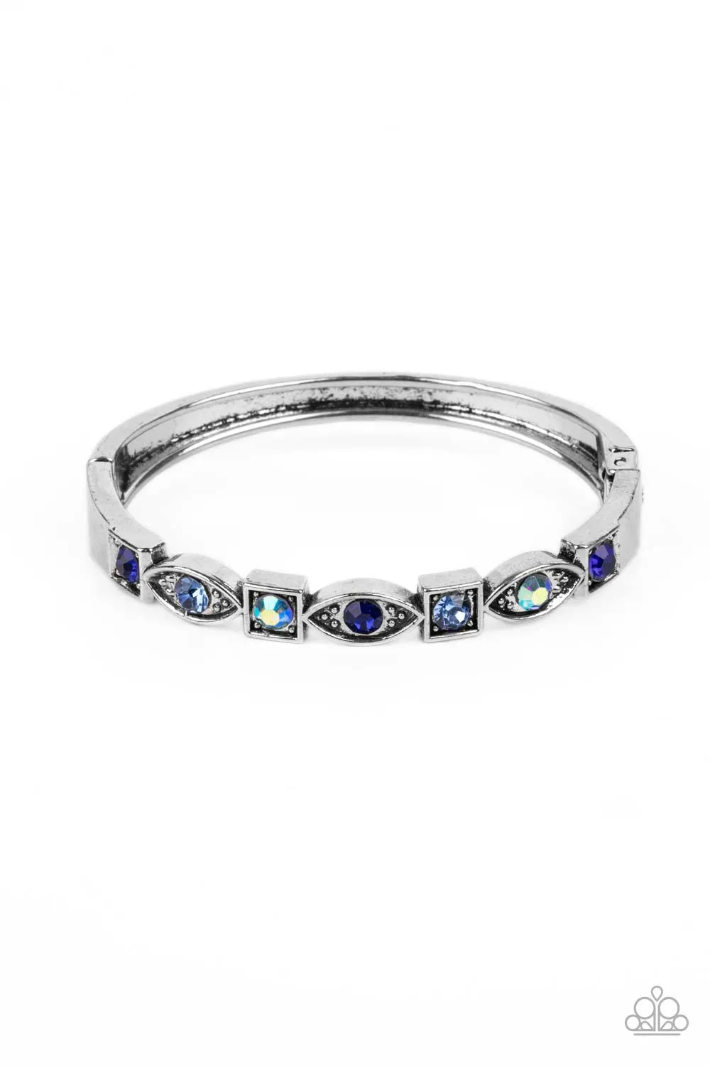 Paparazzi Poetically Picturesque - Blue Hinge Bracelet