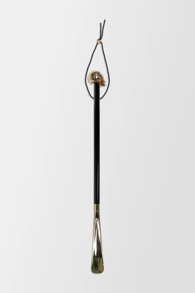 Pasotti Gold Skull Shoehorn