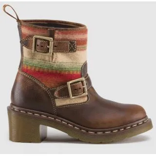 Pendleton Tan   Beige Biker Boots