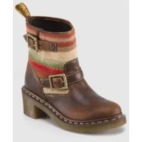 Pendleton Tan   Beige Biker Boots