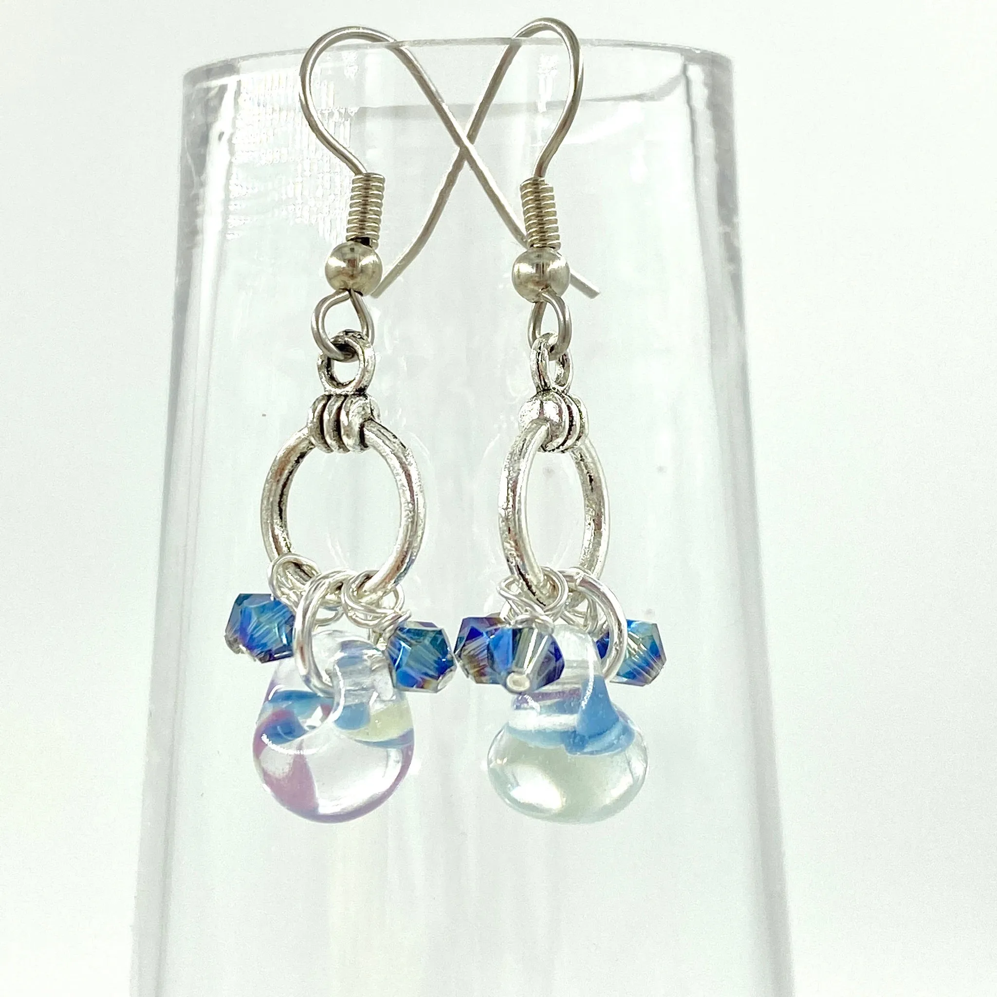 "Blue Sparks" Earrings