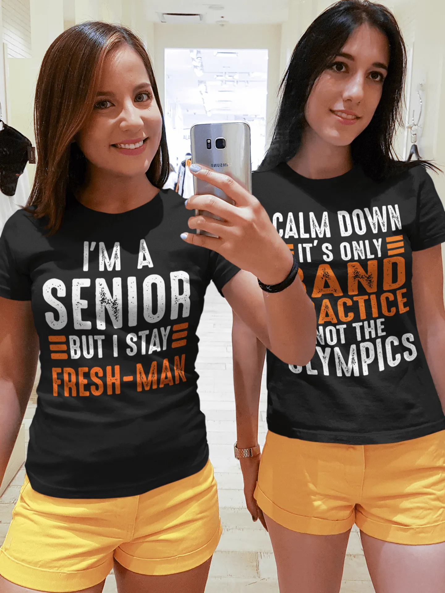 "I'm a Senior But I Stay Freshman" Funny - Unisex T-Shirt