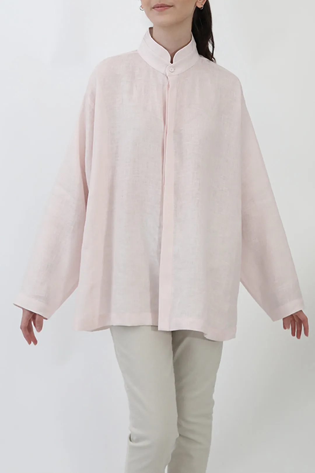 SAIGE OVERSIZE SHIRT IN ITALIAN LINEN