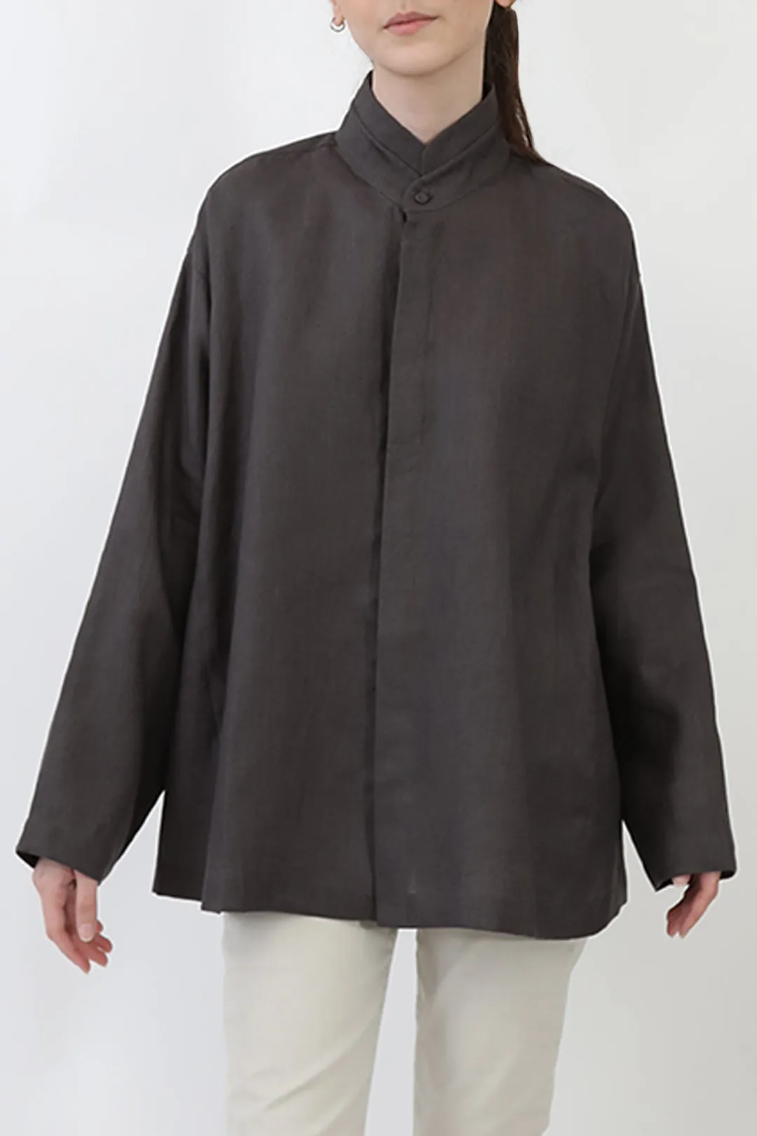 SAIGE OVERSIZE SHIRT IN ITALIAN LINEN