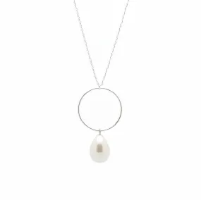 Signature Pearl Necklace - Silver