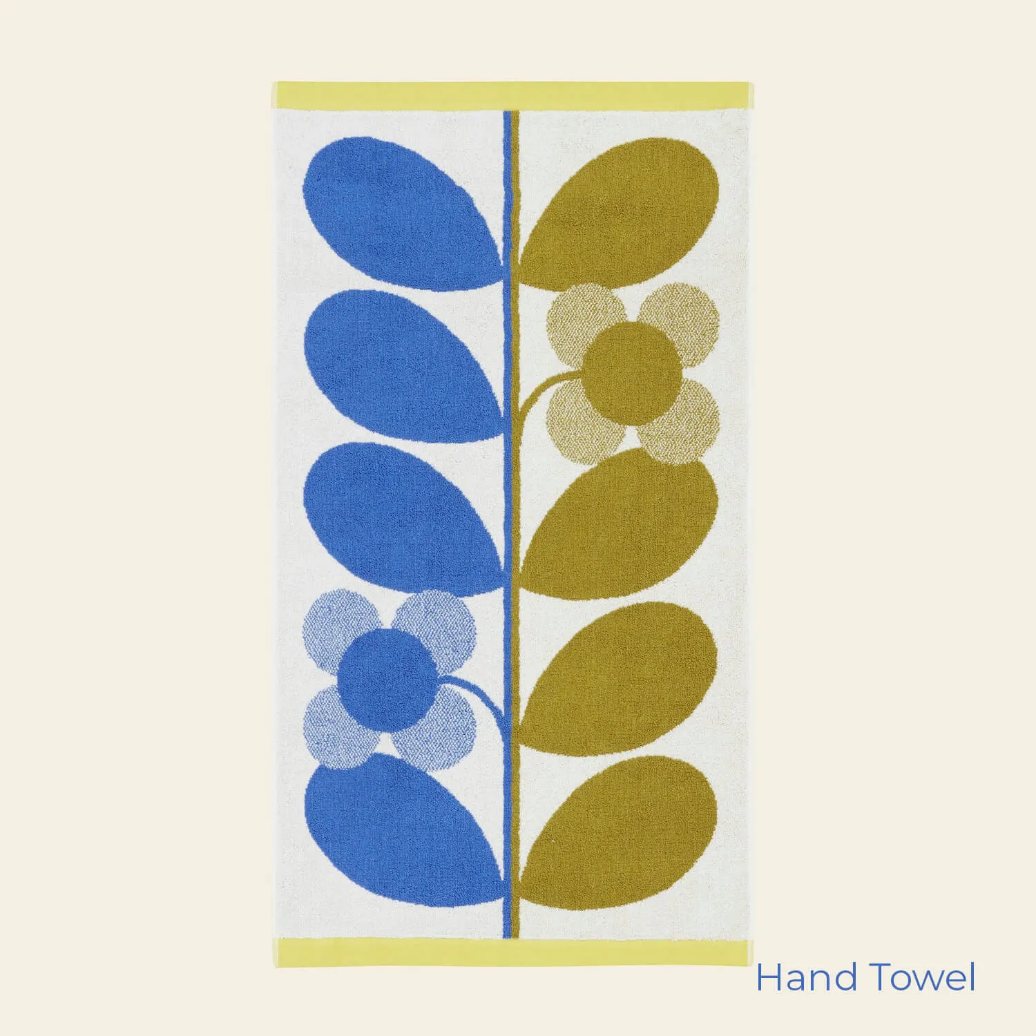 Stem Bloom Duo Towels Blue Fawn