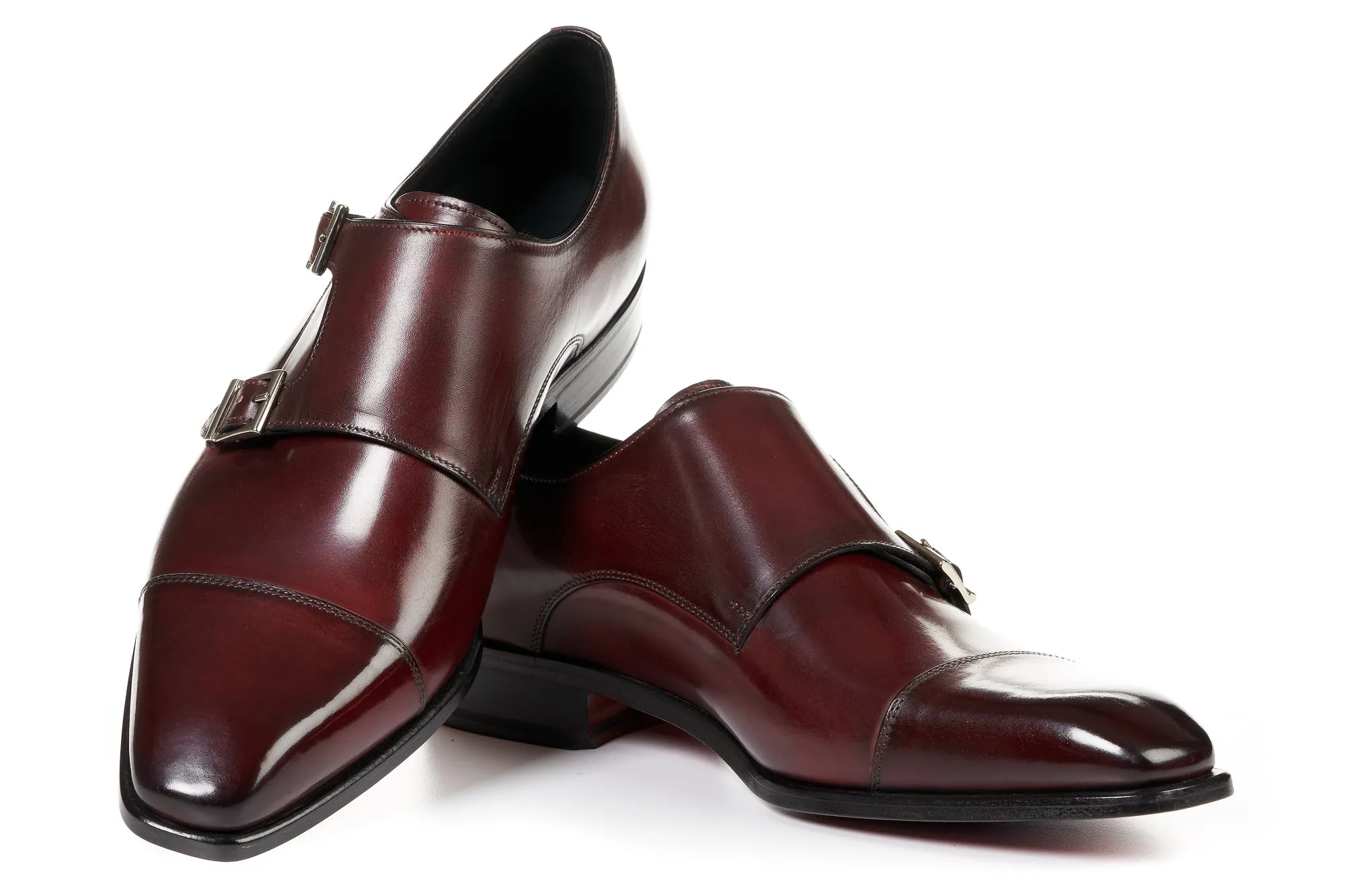 The Burton Double Monk Strap - Oxblood