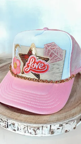 The Lovely Pink Trucker Hat