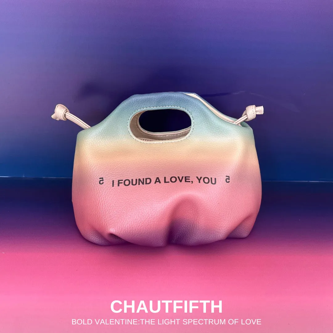 TÚI XÁCH Flower Mini họa tiết I FOUND A LOVE, YOU