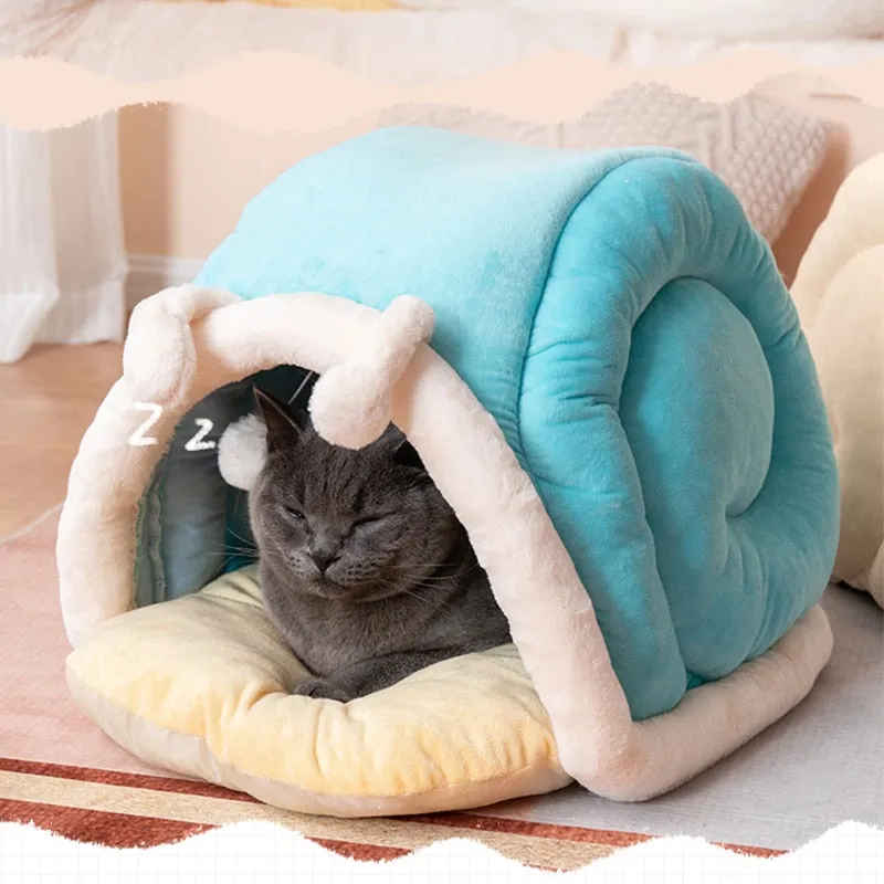 Various Styles Deep Sleep Cat Bed Cat Nest With Cushion