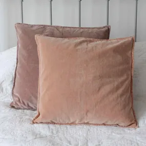 Velvet Cushion - Blush