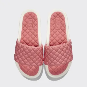 Women's Lusso Pool Slide Fire Coral / Ivory