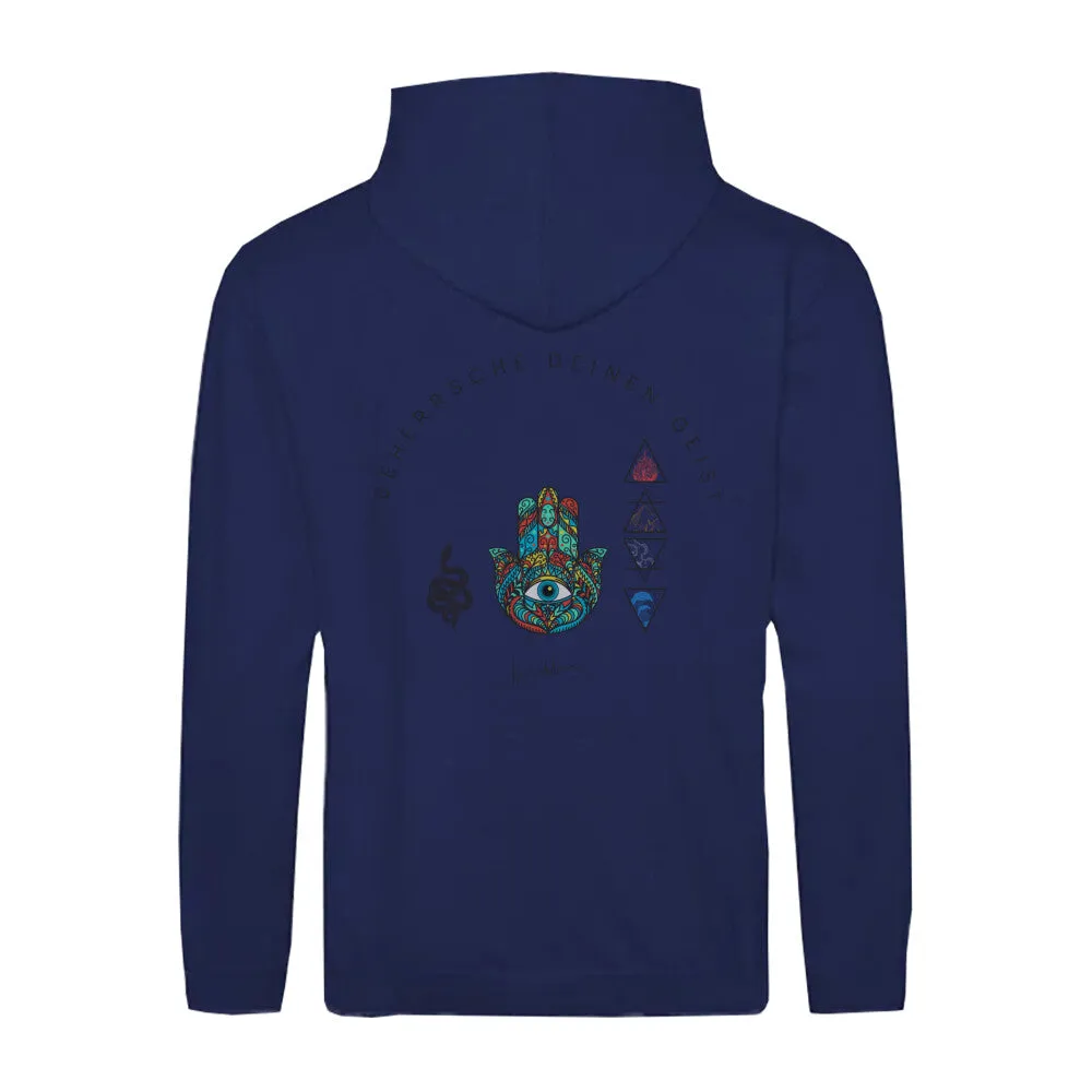 Yoga Elemente -Bio Zipper Hoodie Unisex